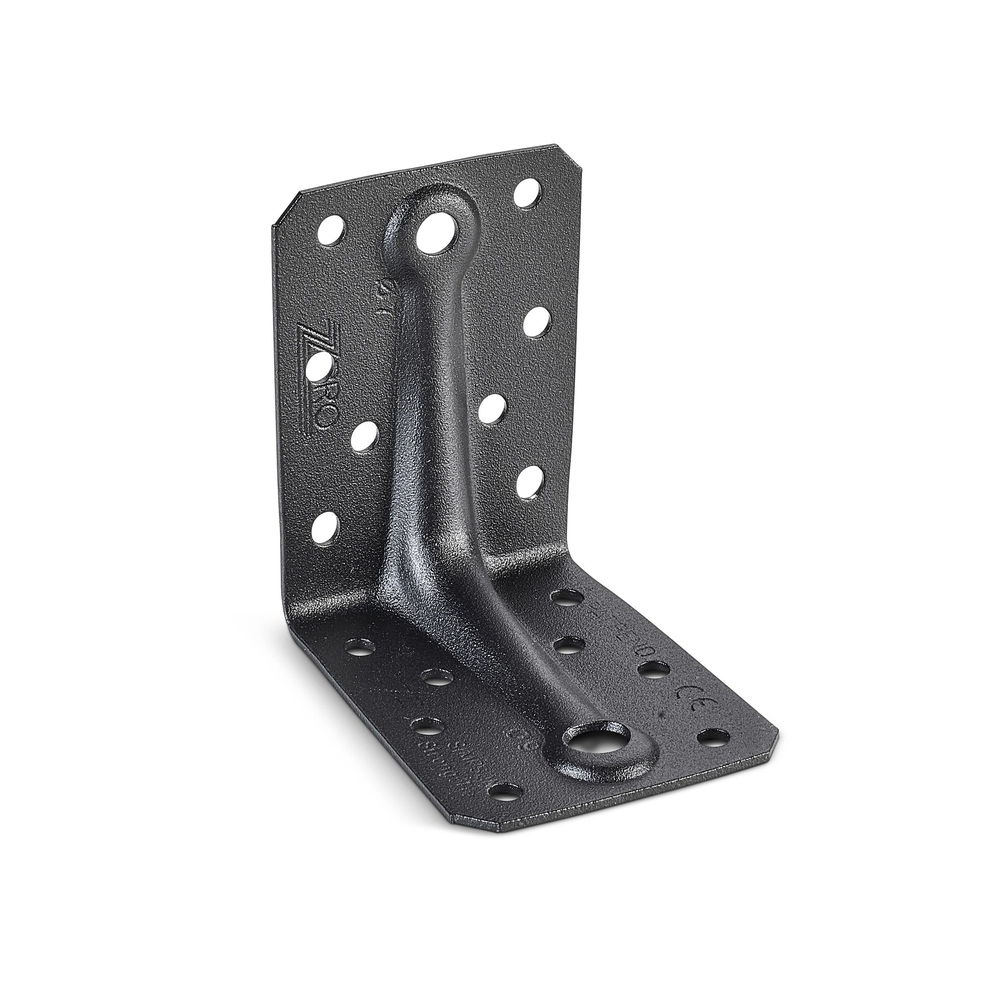 BMF Vinkill 70x70x1,5mm með styrk Svartur