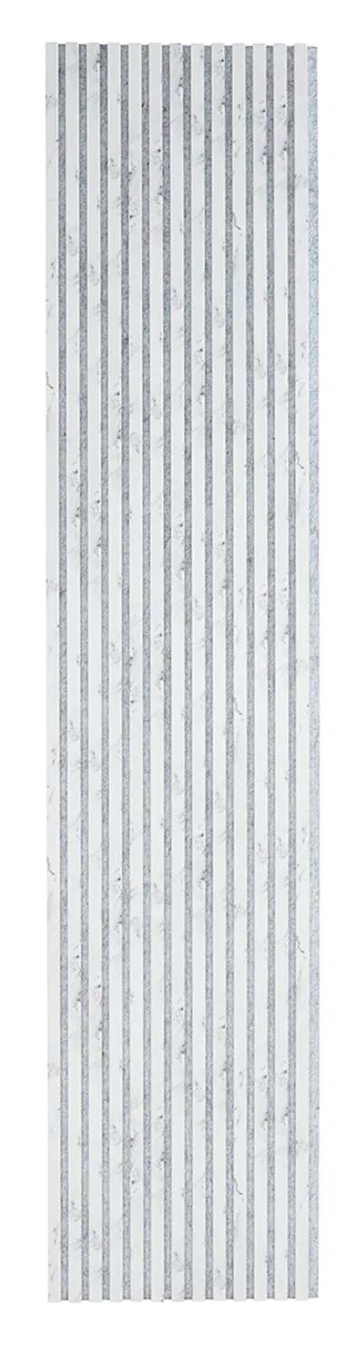 Hljóðdempandi plata Marmara Hvítt 18x520x2440 mm