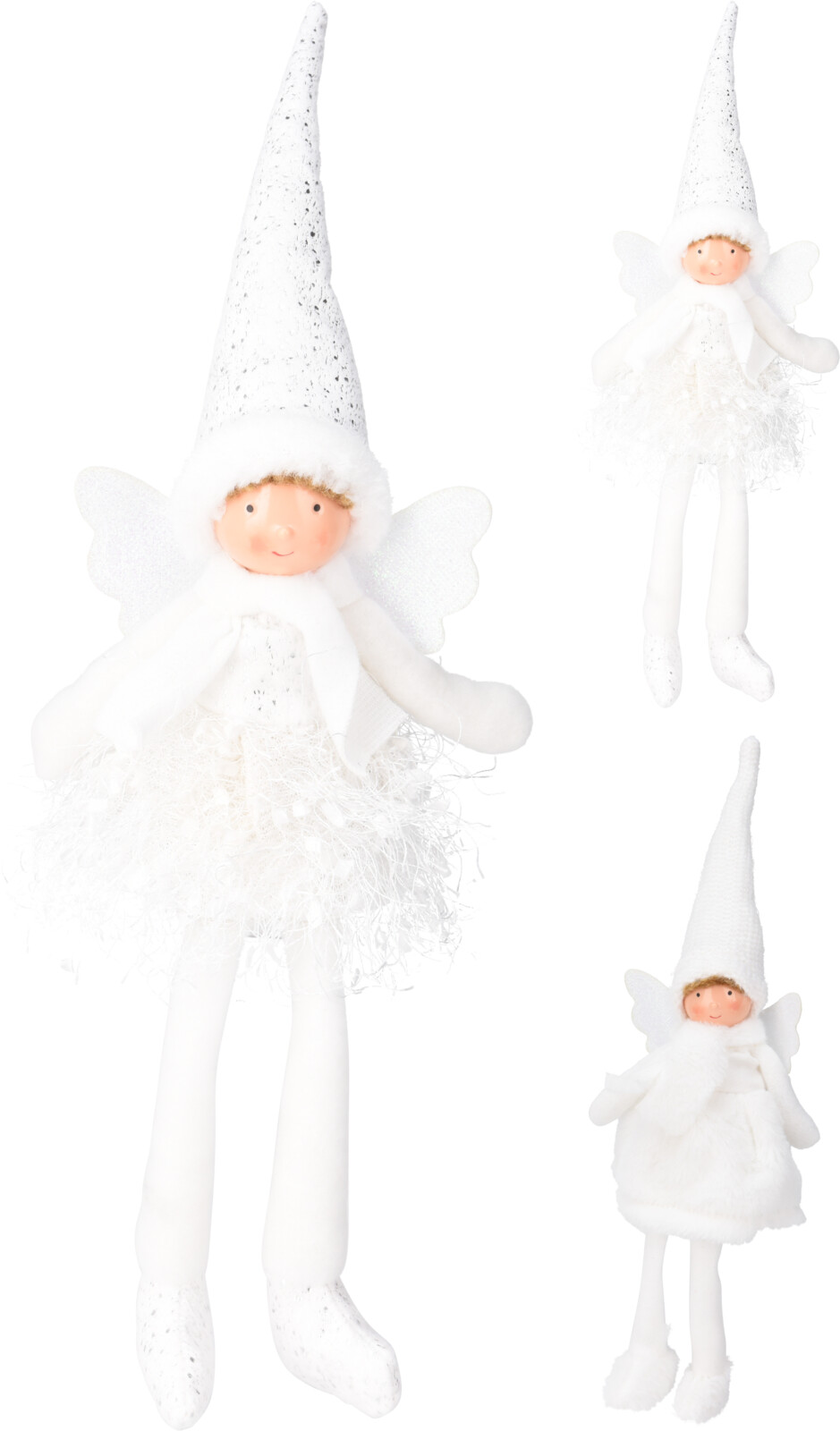 Engla stelpa 40cm hvítt 2 gerðir