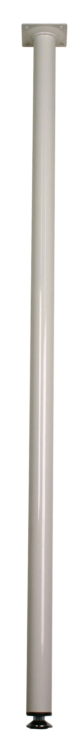 Borðfótur 90 cm hvítur