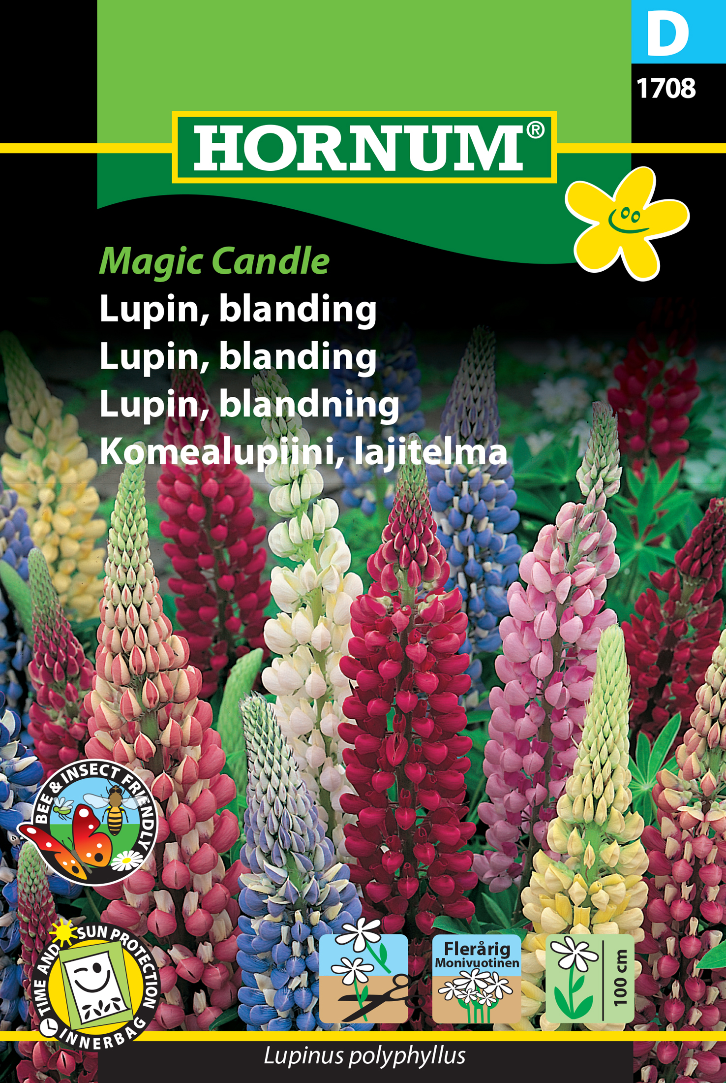 Fræ Garðalúpína Lupinus polyphyllus Magic Candle