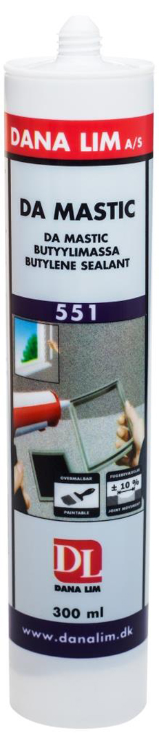 Undirlagskítti DL DA Mastic 551 grátt 300ml