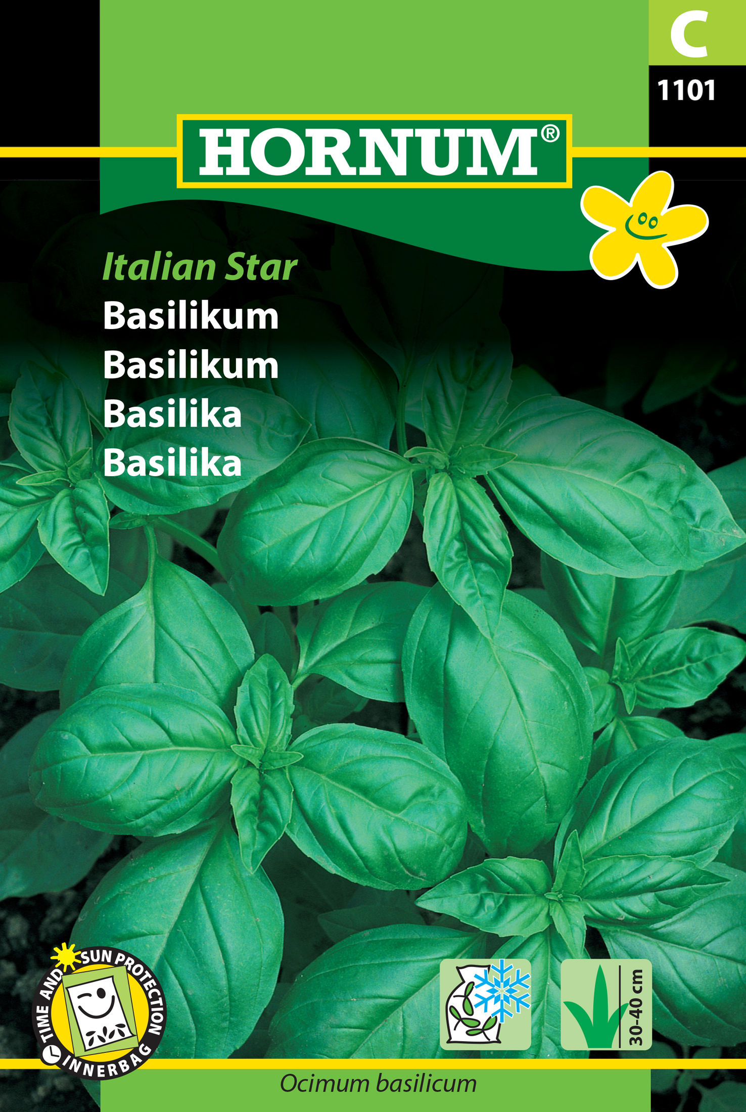 Fræ Basilika Ocimum basilicum Italian Star