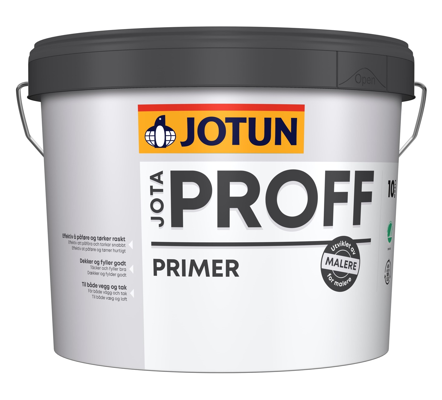 Grunnur Jotaproff Primer hvítur 10L