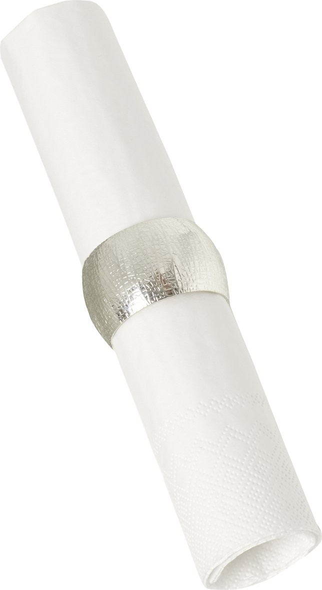 Servíettuhringur silfur