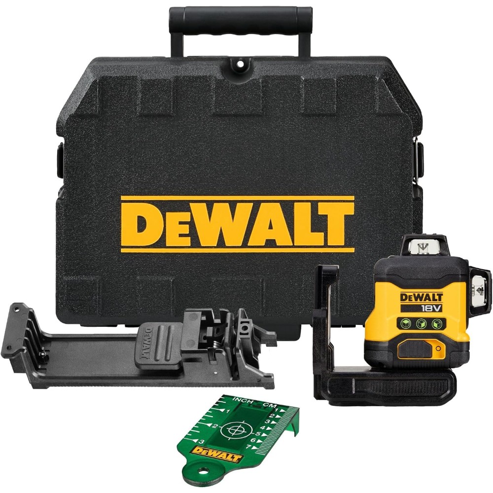 Línulaser 18V 360° Grænn Dewalt DCLE34031N Solo