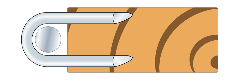 Vírlykkjur HG 3.0x35mm (250stk)