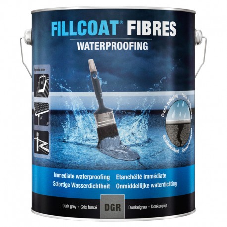 Rust-Oleum Fillcoat Fibers dökk grátt 1L