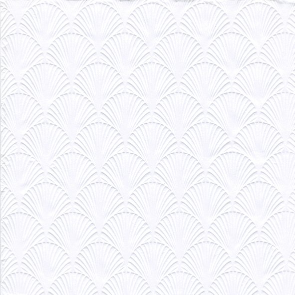 Servíettur 'Manon' 33*33cm 16stk. hvítar