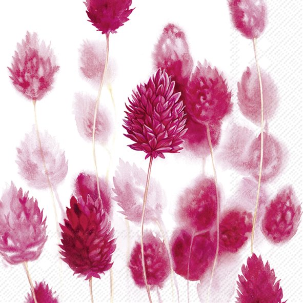 Servíettur PURE STYLE rauð 33*33cm 20stk