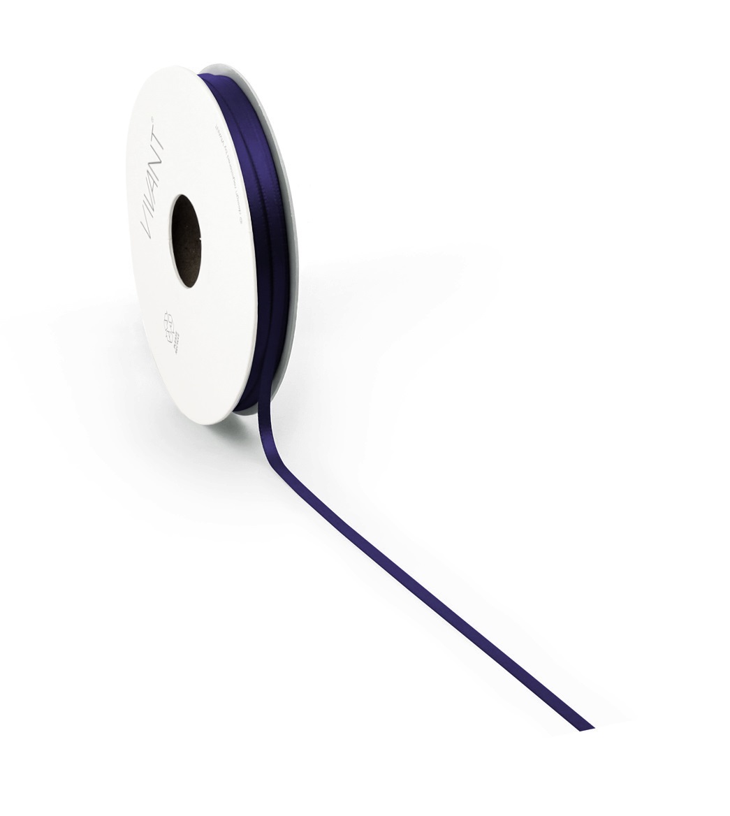 Borði satin 3mm*50m dark blue