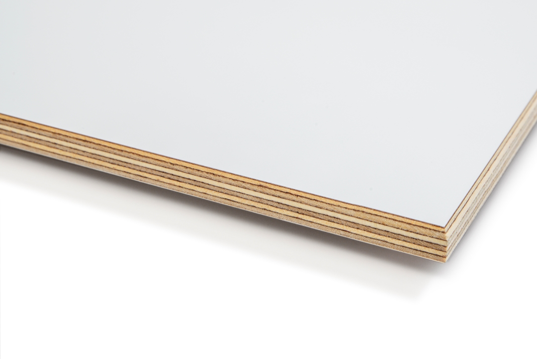 Krossviður Hvítur/Brúnn 122X275 cm, 9mm