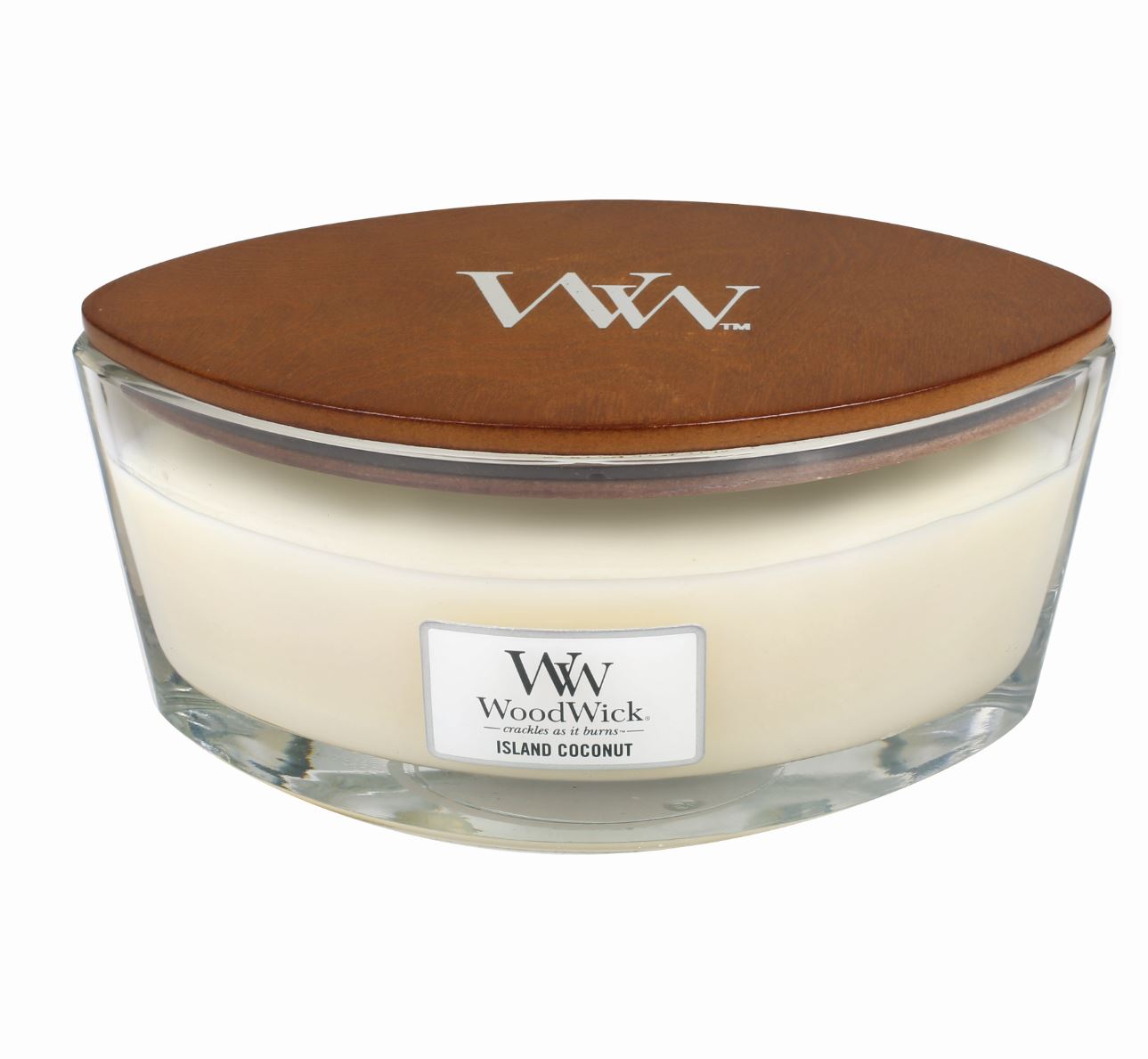 Ilmkerti WoodWick Island Coconut Ellipse