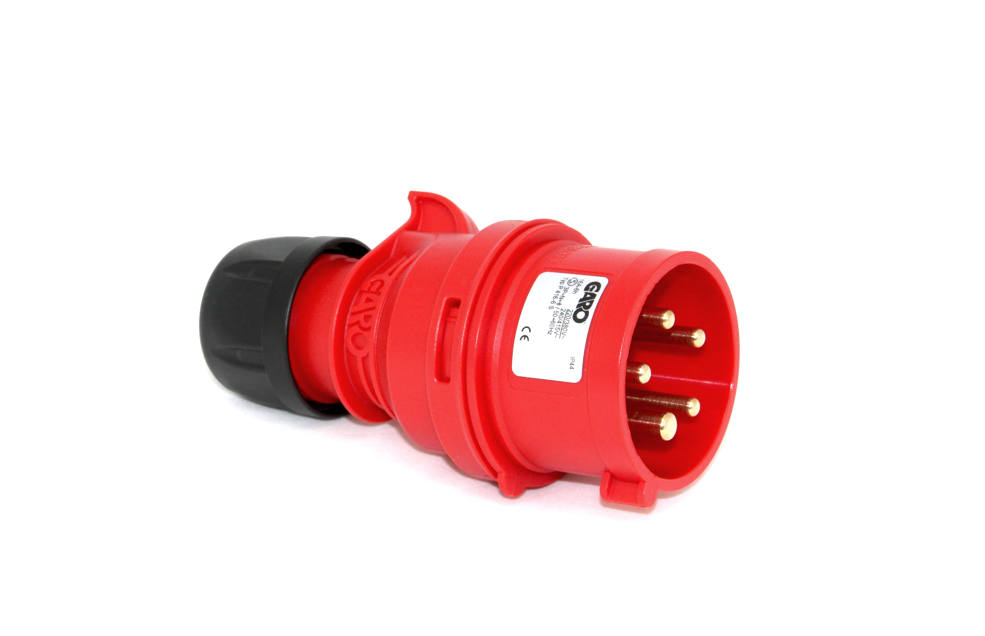 KLÓ 16A 5P 6h P416-6S IP44 RAUÐ, 3P+N+J MAX 2,5q