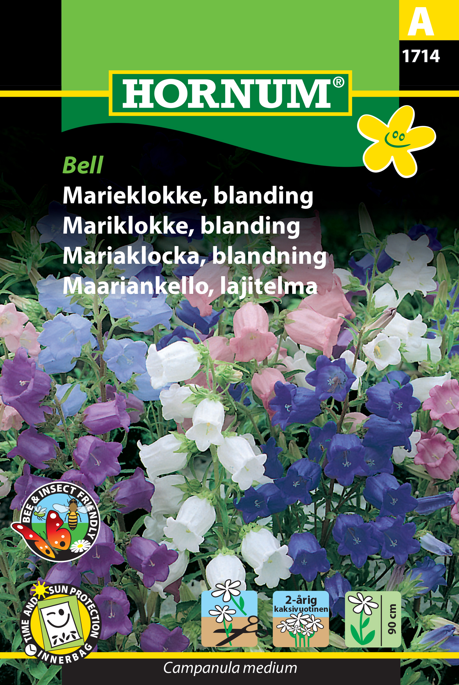 Fræ Sumarklukka Campanula medium Bell