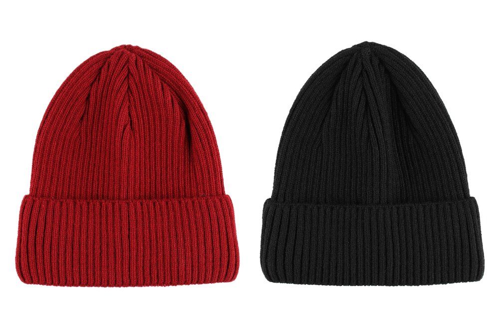 Húfa Acces svört/rauð