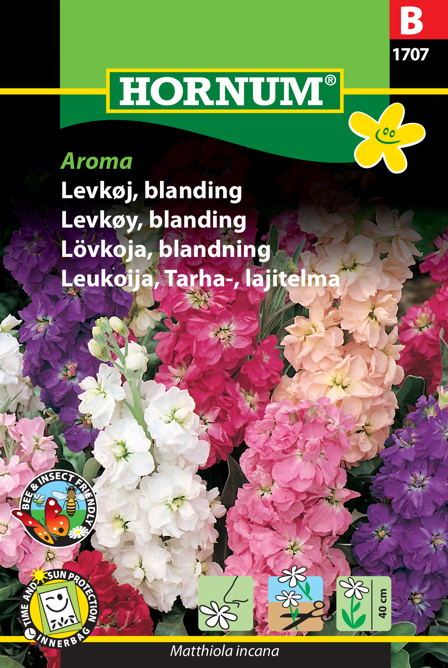 Fræ Ilmskúfur Matthiola incana Aroma