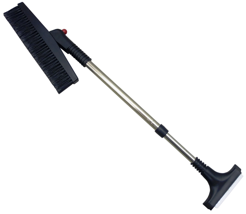 Rúðuskafa m/bursta og plastbl framlengjanleg Robust