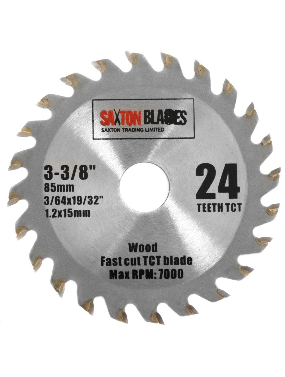 BLAÐ WORX 85MM TCT 24T