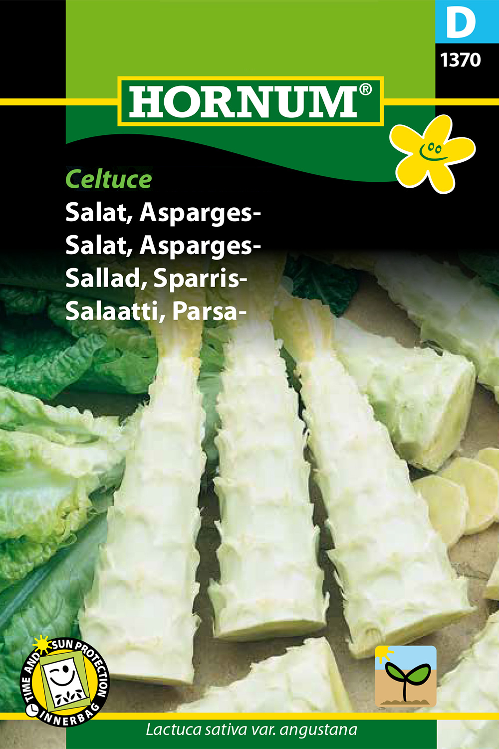 Fræ Spergilsalat Lactuca sativa var. angustana Celtuce