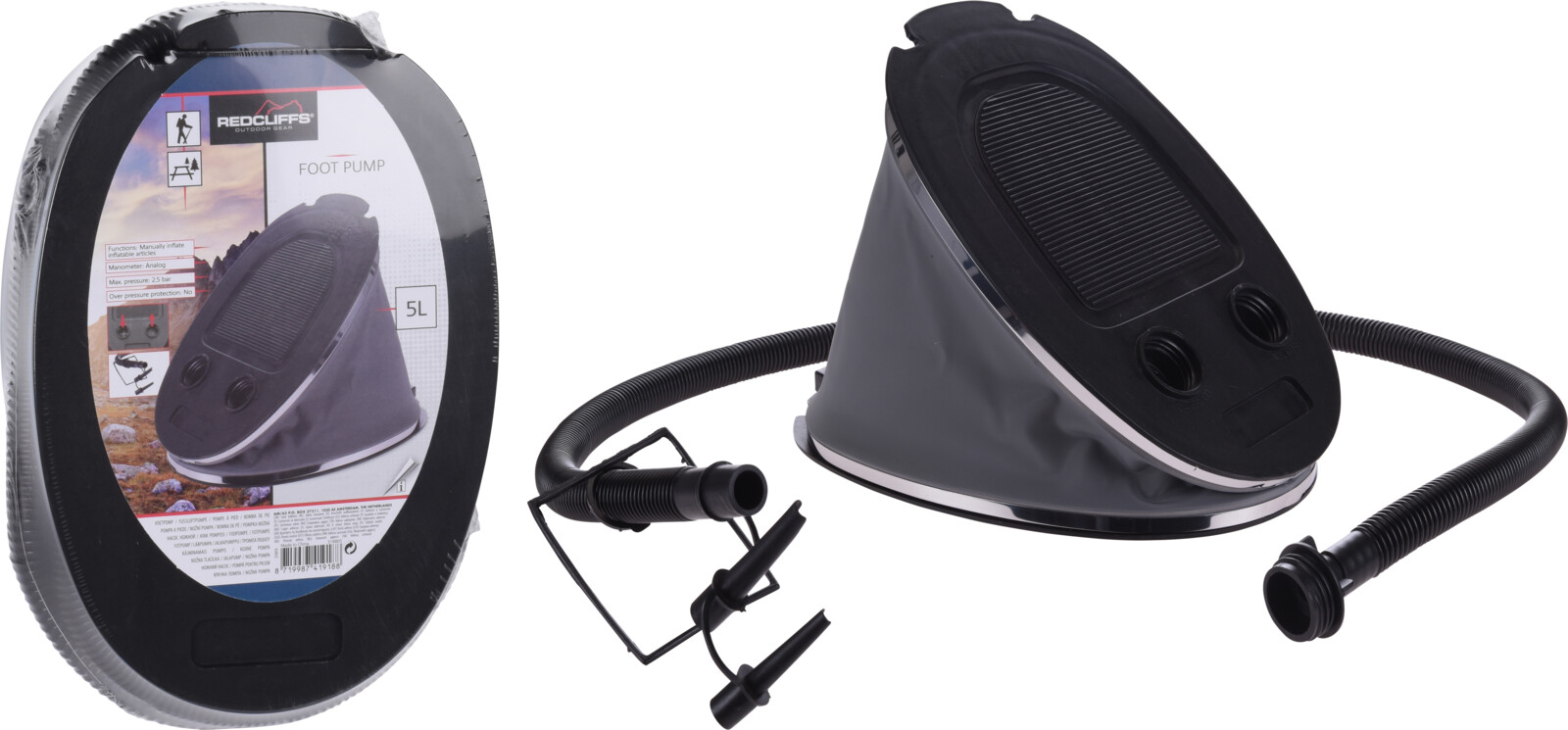 Pumpa f/ vindsæng fóta 5ltr